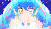 Cure Cosmo Yuni GIF - Cure Cosmo Yuni Blue Cat GIFs