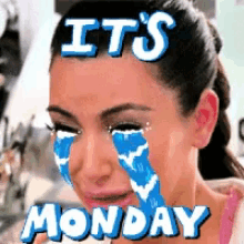 Its Monday Crying GIF - Its Monday Crying Sob GIFs