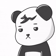 sanpoh sansan nodding off panda cute panda