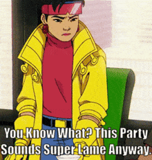 X Men 97 Jubilee GIF - X Men 97 Jubilee You Know What This Party Sounds Super Lame Anyway GIFs