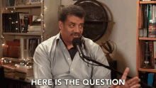 Here Is The Question Questioning GIF - Here Is The Question Questioning Interview GIFs