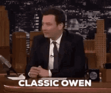 Classic Owen Jimmy Fallon GIF - Classic Owen Jimmy Fallon Owen GIFs