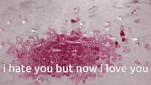 I Hate You But Now I Love You Jello Heart GIF