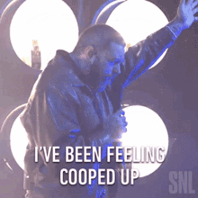 Ive Been Feeling Cooped Uo Post Malone GIF - Ive Been Feeling Cooped Uo Post Malone Saturday Night Live GIFs