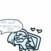 a drawing of a person with a tv on their head and the words self shippers cant hurt u on the bottom