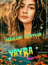 a painting of a woman with the name yayra on the bottom