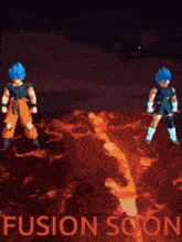 a poster for a video game that says fusion soon on it