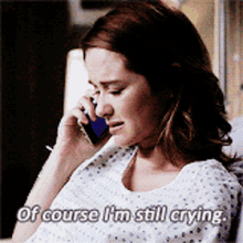 Greys Anatomy April Kepner GIF - Greys Anatomy April Kepner Of Course Im Still Crying GIFs