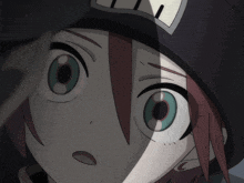 a close up of a person 's face with the letter c on the bottom right