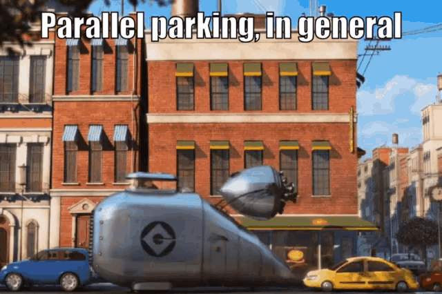 Despicable Me Parking GIF - Despicable Me Parking Parallel Parking GIFs