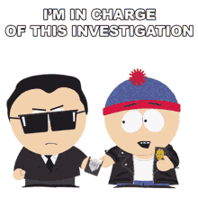 im in charge of this investigation stan marsh south park s7e6 lil crime stoppers