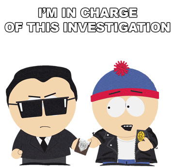 Im In Charge Of This Investigation Stan Marsh Sticker - Im In Charge Of This Investigation Stan Marsh South Park Stickers