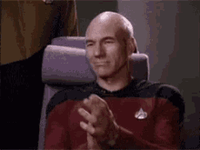 clapping approve picard star trek