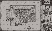 a screenshot of a game that says " hew bone " on the bottom