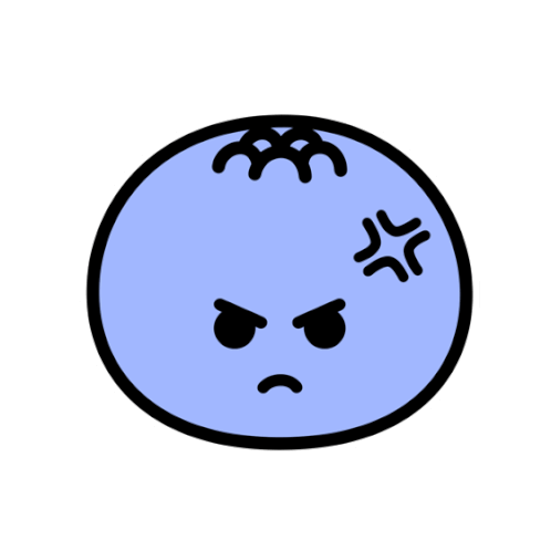 No Angry Sticker - No Angry Face Stickers