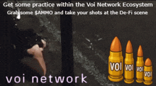 a picture of bullets with the words voi network on it