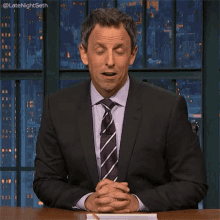 Falling Asleep GIF - Seth Meyers Late Night Seth Late Night With Seth Meyers GIFs