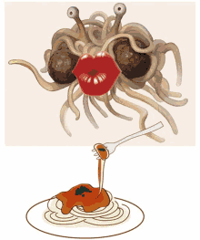 Spaghetti Spaghetti Monster GIF