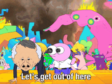 Let'S Get Out Of Here The Boss GIF