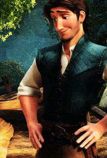 yay excited tangled flynn