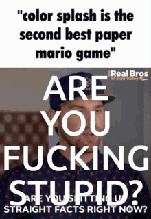 Paper Mario Lies GIF - Paper Mario Lies Stupid People GIFs