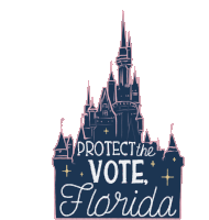 Vrl Protect The Vote Florida Sticker - Vrl Protect The Vote Florida Voter Suppression Stickers