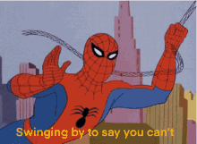 spider man youcant swinging spiderman meme comics