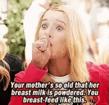 powdered breast milk white chicks your mom burn ouch