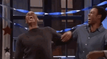 Cracking Up GIF - Dave Chappelle Chris Rock Laughing GIFs