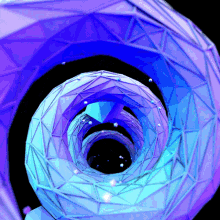 Blue Spiral GIF