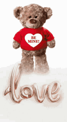 Happy Valentines Day Teddy Bear GIF - Happy Valentines Day Teddy Bear Love GIFs