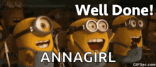 Well Done Despicable Me GIF - Well Done Despicable Me Minions GIFs