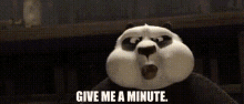 Kung Fu Panda Po GIF - Kung Fu Panda Po Give Me A Minute GIFs