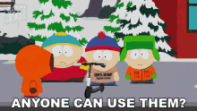 Anyone Can Use Them Eric Cartman GIF - Anyone Can Use Them Eric Cartman Kyle Broflovski GIFs