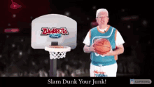 Slam Dunk Your Junk Steve Johnson GIF - Slam Dunk Your Junk Steve Johnson Steve GIFs