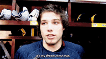Kevin Fiala Its My Dream Come True GIF - Kevin Fiala Its My Dream Come True Its A Dream Come True GIFs