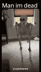 Skeleton Skeleton Meme GIF - Skeleton Skeleton Meme Man GIFs