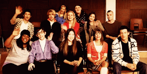 Glee Hello GIF - Glee Hello Goodbye GIFs