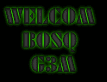 Welcome Bos Q Green Text GIF
