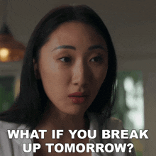 What If You Break Up Tomorrow Andrea Jin GIF - What If You Break Up Tomorrow Andrea Jin Wong Fu Productions GIFs