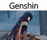 a picture of a video game character with the word genshin on the bottom