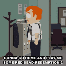 Gonna Go Home And Play Me Some Red Dead Redemption2 Harrison Yates GIF - Gonna Go Home And Play Me Some Red Dead Redemption2 Harrison Yates South Park GIFs