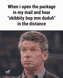 vince mcmahon scared open package mail