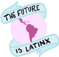 Latinx In Power The Future Is Latinx Sticker - Latinx In Power The Future Is Latinx Latinx Stickers