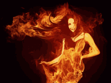 Lady In Fire GIF