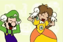 Daisy Luigi GIF