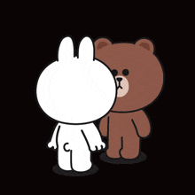Bear And Rabbit Going Crazy GIF - Bear And Rabbit Going Crazy GIFs