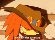 Saturday Knuckles GIF - Saturday Knuckles Knuckles The Echidna GIFs