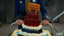 Congrats Fallout GIF - Congrats Fallout Congratulations Cake GIFs