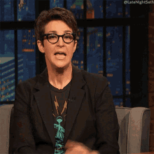 speechless rachel maddow late night with seth meyers shrug i dont know